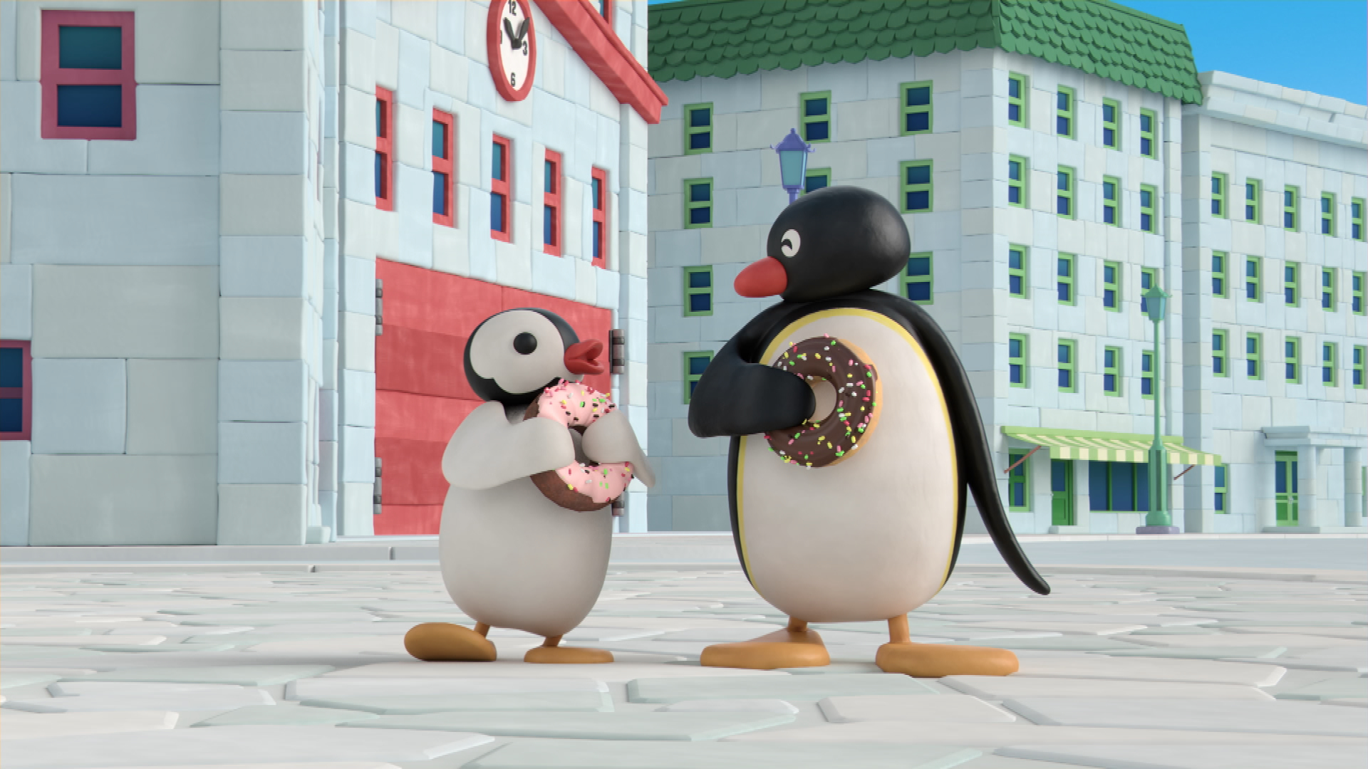 Pingu In The City Pingu S Traffic Dance Itv Hub